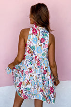 Load image into Gallery viewer, Mock Neck Floral Dress