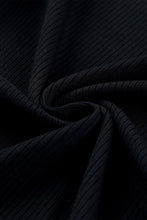 Load image into Gallery viewer, Black Ruffle Knit Top