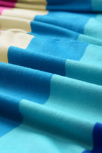 Load image into Gallery viewer, Blue Striped Bow Straps Maxi Dress