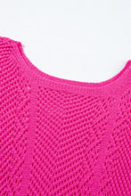 Load image into Gallery viewer, Pink Knit Scallop Edge Top