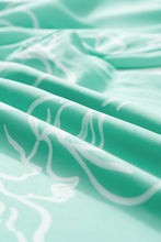 Load image into Gallery viewer, Moonlight Jade Printed Bib Wide Leg Overalls