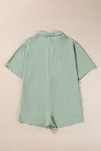 Load image into Gallery viewer, Green Collared Romper