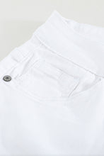 Load image into Gallery viewer, White Button down Denim Jeans
