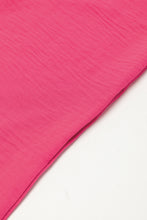 Load image into Gallery viewer, Bright Pink Half Button Collared Loose Romper