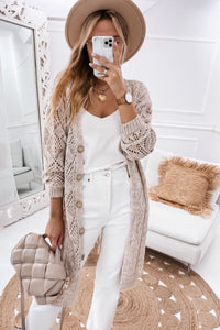 Oatmeal Knit Cardigan