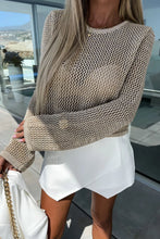 Load image into Gallery viewer, Khaki Knit Long Sleeve Top
