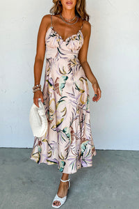 Tropical Print Dress