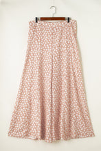Load image into Gallery viewer, Khaki Boho Floral High Waist Flare Pants
