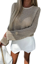 Load image into Gallery viewer, Khaki Knit Long Sleeve Top
