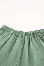 Load image into Gallery viewer, Green High Waist Pocketed Ruffle Shorts
