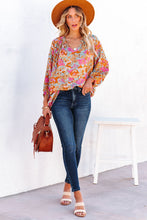 Load image into Gallery viewer, Floral Print Loose Fit Blouse
