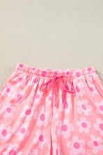 Load image into Gallery viewer, Pink Flower Print Pajamas Set

