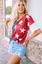 Load image into Gallery viewer, Stars and Stripes Knit Top
