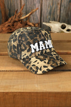 Load image into Gallery viewer, Leopard MAMA Embroidered Leopard Baseball Cap
