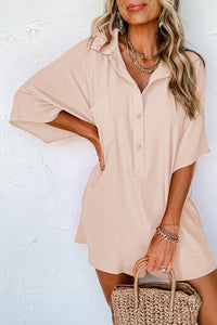 Collared Loose Romper