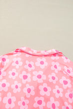 Load image into Gallery viewer, Pink Flower Print Pajamas Set

