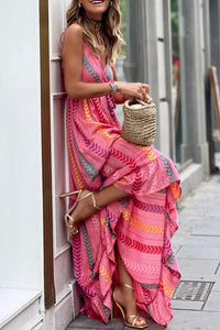 Summer Dreams Tassel Wrap Maxi Dress