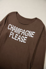 Load image into Gallery viewer, Desert Palm Champagne Please Graphic Sweater
