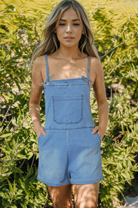 Casual Denim Romper