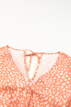 Load image into Gallery viewer, Orange Spotted Romper
