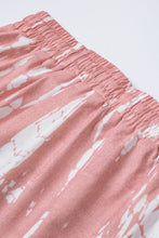 Load image into Gallery viewer, Pink Tie Dye Drawstring Casual Shorts
