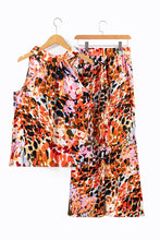 Load image into Gallery viewer, Leopard Print Tank Top and Pants Set
