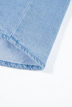 Load image into Gallery viewer, Ruffled Frayed Denim Top
