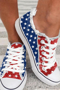 American Flag Lace-up Shoes