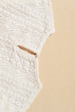 Load image into Gallery viewer, Apricot Guipure Lace Crochet Keyhole Back Tank Top
