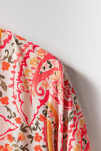 Load image into Gallery viewer, Orange Paisley Print  Maxi Dress
