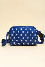 Load image into Gallery viewer, Bluing Independent Day Flag Star Printed Crossbody Bag
