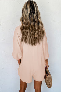 Collared Loose Romper