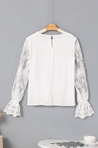 Flounce Sleeve Blouse