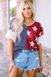 Stars and Stripes Knit Top