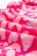Load image into Gallery viewer, Pink Leopard Ruffle Straps Smocked High Waist Long Dress
