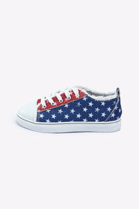 American Flag Lace-up Shoes