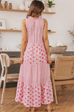 Load image into Gallery viewer, Pink Print Maxi Dress
