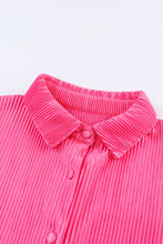 Load image into Gallery viewer, Pink Pleated Shorts Set
