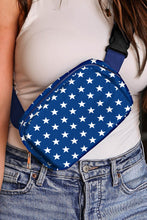 Load image into Gallery viewer, Bluing Independent Day Flag Star Printed Crossbody Bag
