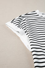 Load image into Gallery viewer, Stripe Tee and Shorts Set
