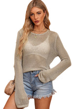 Load image into Gallery viewer, Khaki Knit Long Sleeve Top
