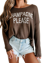 Load image into Gallery viewer, Desert Palm Champagne Please Graphic Sweater
