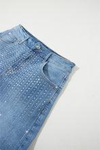 Load image into Gallery viewer, Rhinestone Embellished Denim Shorts
