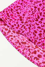 Load image into Gallery viewer, Leopard Print Ruffled Trim Tiered Maxi Dress
