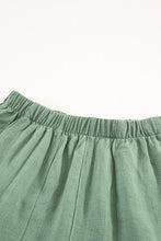 Load image into Gallery viewer, Green High Waist Pocketed Ruffle Shorts
