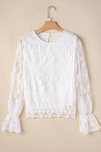 Flounce Sleeve Blouse