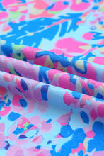 Load image into Gallery viewer, Sky Blue Loose Painted Floral Tee
