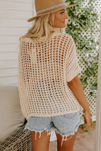 Load image into Gallery viewer, Fishnet Knit Sweater Tee
