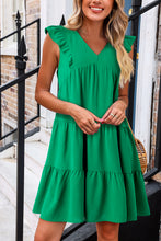 Load image into Gallery viewer, Green Ruffle Dress
