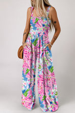 Load image into Gallery viewer, Water Garden Wide Leg Jumpsuit
